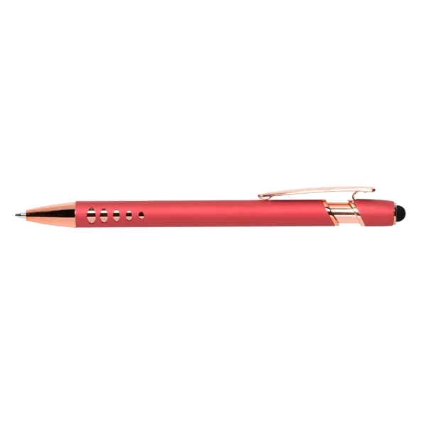 Click action stylus ballpoint pen with geometric grip design.... from ASI 68190 Lungsal