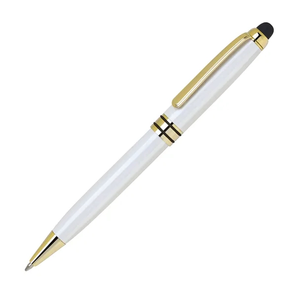 Heavyweight brass ballpoint pen available in several colors with a stylus... from ASI 68190 Lungsal / Lungsal