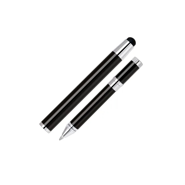 Stainless steel cap-off ballpoint pen with a cool metallic color finish,... from ASI 68190 Lungsal / Lungsal