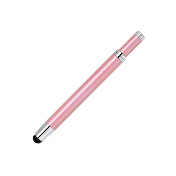 Stainless steel cap-off ballpoint pen with a cool metallic color finish,... from ASI 68190 Lungsal / Lungsal