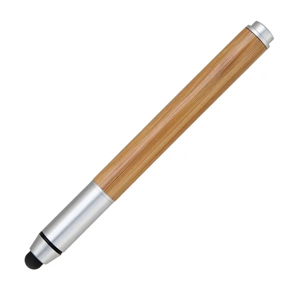 Silver capped stylus pen with wooden barrel that's fully compatible with... from ASI 68190 Lungsal / Lungsal