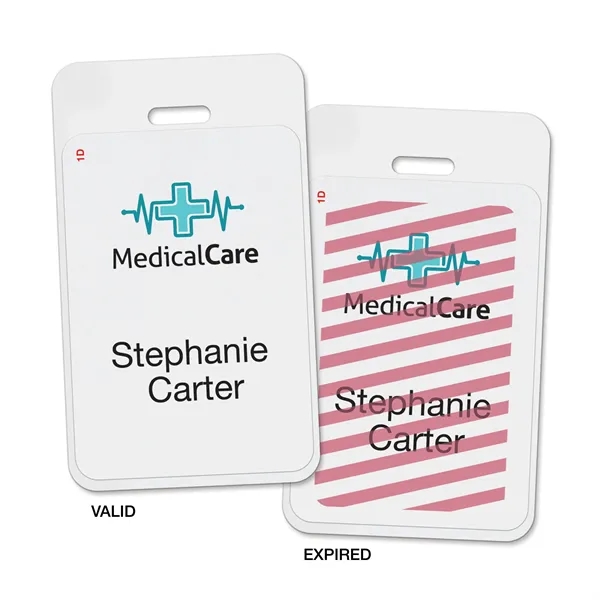 TEMPbadge expiring badges let you know when a visitor's time is... from ASI 79898 Promovision / PROMOVISION