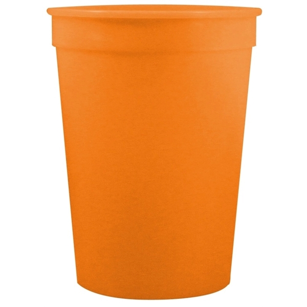 Durable 12 oz. smooth wall plastic stadium cup, perfect for events... from ASI 67075 Leprechaun Promotions, LLC / Leprechaun Promotions