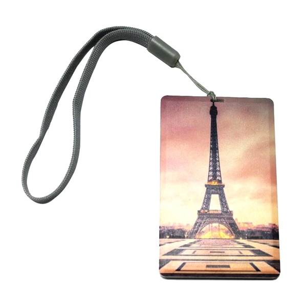 3.35" x 2.13" x .22" white ABS wireless Bluetooth speaker that's... from ASI 37218 Athena Promo (tm)