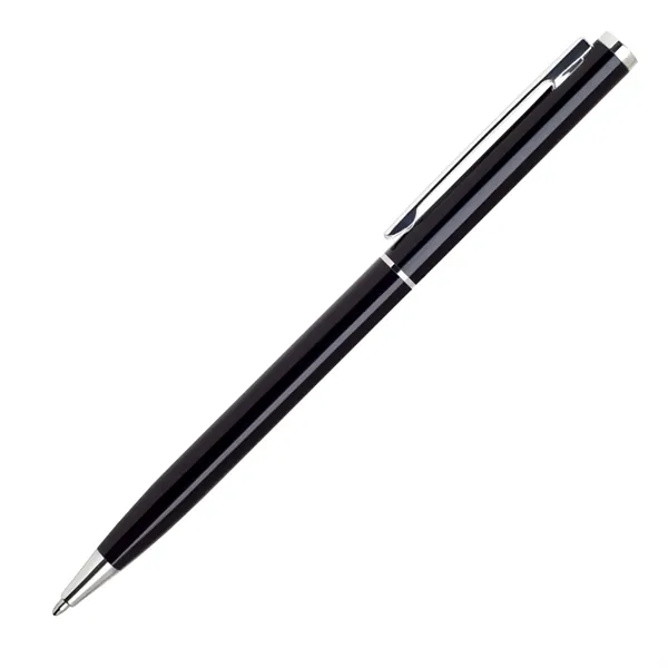 Aluminum twist-action ballpoint pen with an elegant design and a slender... from ASI 68190 Lungsal / Lungsal