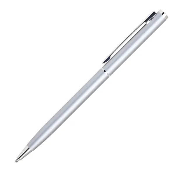 Aluminum twist-action ballpoint pen with an elegant design and a slender... from ASI 68190 Lungsal / Lungsal