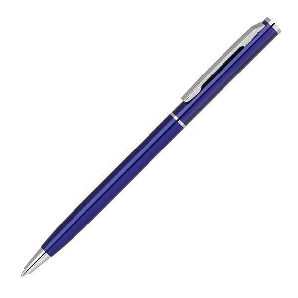 Aluminum twist-action pen with translucent color and shiny silver accents.... from ASI 68190 Lungsal / Lungsal