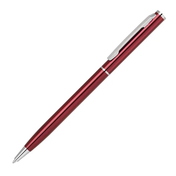 Aluminum twist-action pen with translucent color and shiny silver accents.... from ASI 68190 Lungsal / Lungsal
