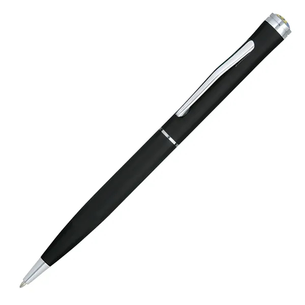 Metal twist-action pen available in several colors with a chrome clip... from ASI 68190 Lungsal / Lungsal