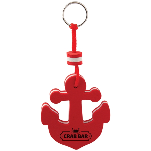 Anchor shaped key tag made from buoyant EVA foam.... from ASI 62190 Illini