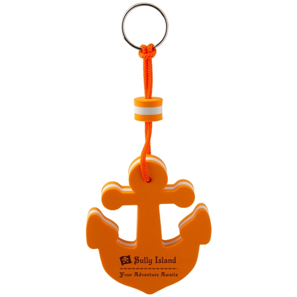 Anchor shaped key tag made from buoyant EVA foam.... from ASI 62190 Illini