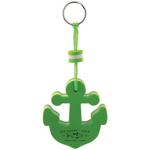 Anchor shaped key tag made from buoyant EVA foam.... from ASI 62190 Illini