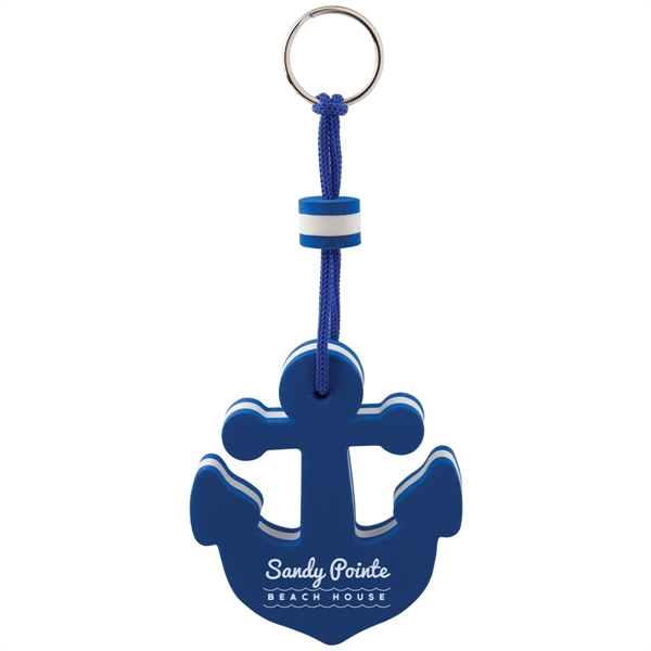Anchor shaped key tag made from buoyant EVA foam.... from ASI 62190 Illini