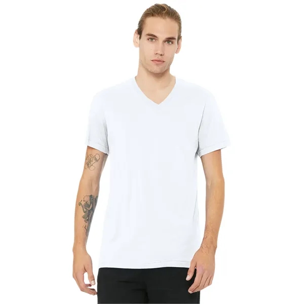BELLA+CANVAS Unisex Heather CVC V-Neck Tee... from ASI 84863 SanMar