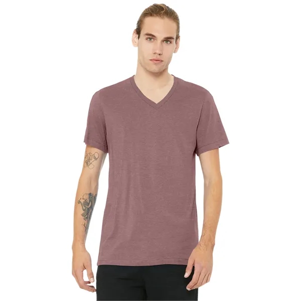 BELLA+CANVAS Unisex Heather CVC V-Neck Tee... from ASI 84863 SanMar