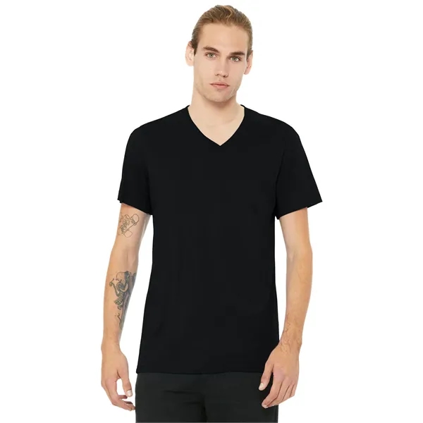 BELLA+CANVAS Unisex Heather CVC V-Neck Tee... from ASI 84863 SanMar