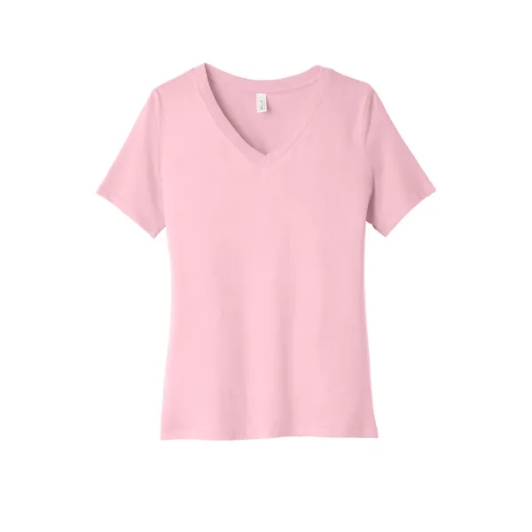 BELLA+CANVAS Women's Relaxed Jersey Short Sleeve V-Neck Tee.... from ASI 84863 SanMar