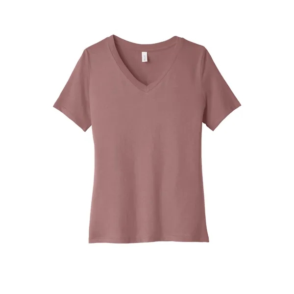 BELLA+CANVAS Women's Relaxed Jersey Short Sleeve V-Neck Tee.... from ASI 84863 SanMar