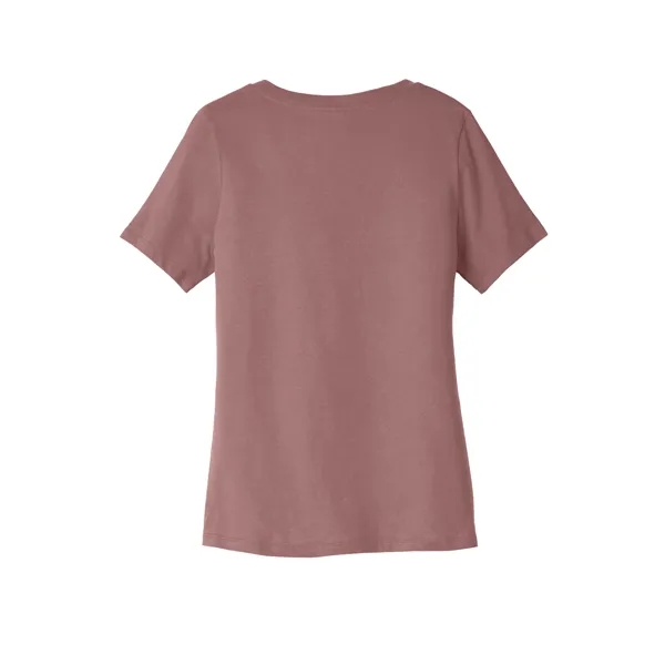 BELLA+CANVAS Women's Relaxed Jersey Short Sleeve V-Neck Tee.... from ASI 84863 SanMar