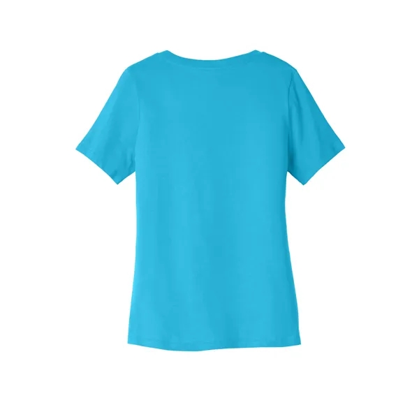 BELLA+CANVAS Women's Relaxed Jersey Short Sleeve V-Neck Tee.... from ASI 84863 SanMar
