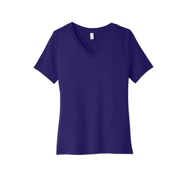 BELLA+CANVAS Women's Relaxed Jersey Short Sleeve V-Neck Tee.... from ASI 84863 SanMar