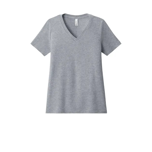 BELLA+CANVAS Women's Relaxed Heather CVC V-Neck Tee... from ASI 84863 SanMar