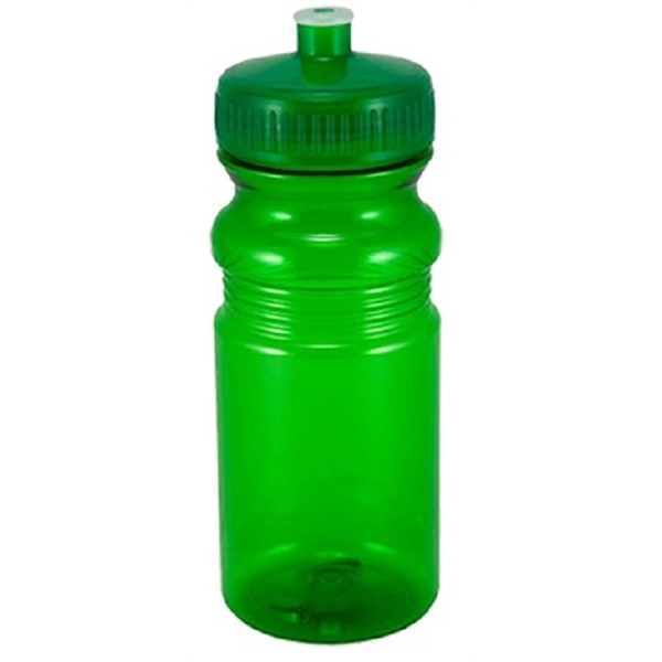 Durable 20 oz. translucent sports bottle, perfect for staying hydrated, with... from ASI 67075 Leprechaun Promotions, LLC / Leprechaun Promotions