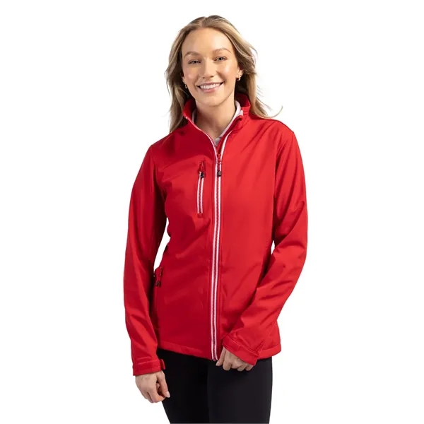 Ladies' jacket with a full-zip, water resistance, zippered chest pocket, and... from ASI 47965 Cutter & Buck