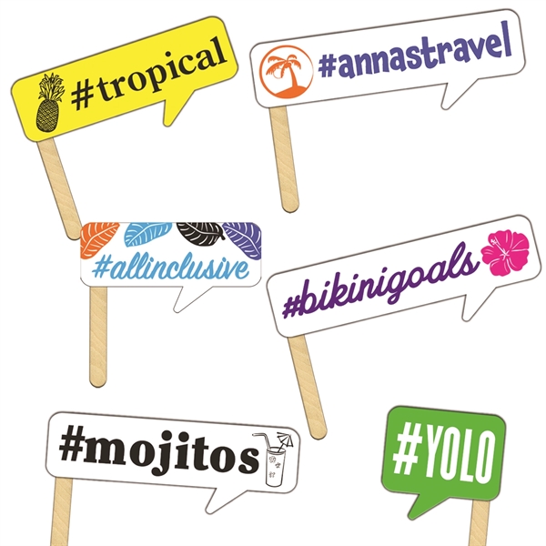 Thought Bubble Selfie Kit-  Offset Printed made with heavy 20... from ASI 67620 Lion Circle Corp / Lion/Circle