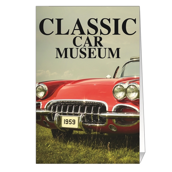 Two sided table tent made from paper board.... from ASI 67620 Lion Circle Corp / Lion/Circle