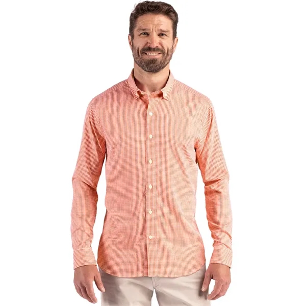 Cutter & Buck Skyline Eco Gingham Mens Big & Tall Long... from ASI 47965 Cutter & Buck