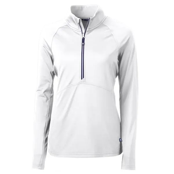 Women's pullover with a half-zip, raglan sleeves, and locker loop.... from ASI 47965 Cutter & Buck