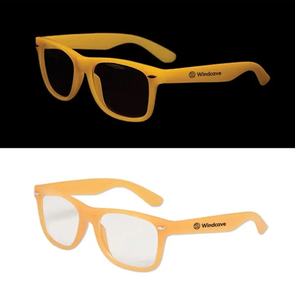 Glow in the dark sunglass with UV400 lens... from ASI 63549 Jornik Manufacturing Corp