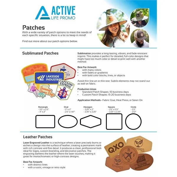 Richardson 112RE Recycled Trucker Baseball Cap with Custom Patches, made of... from ASI 72657 Active Life Promo / Active Life