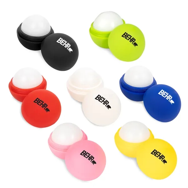 Soft touch lip balm ball available in several colors and in... from ASI 44900 NC Custom (CI/Lanco) / Taylor & Grant Lanco