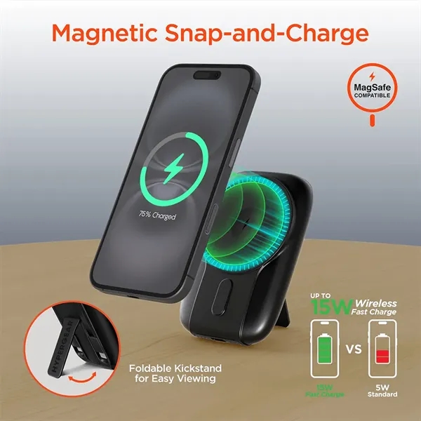 Magnetic wireless fast charging for your phone. A USB-C Power Delivery... from ASI 61005 Hirsch Gift Inc