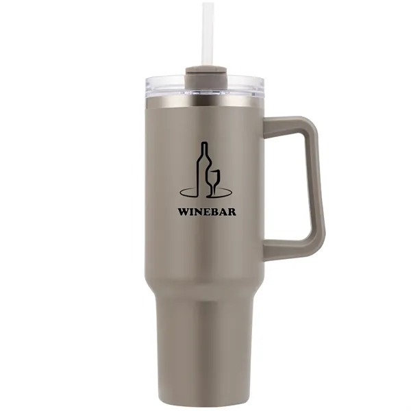 This Casa Blanca 40oz Handle Tumbler Mug features a spill proof... from ASI 82498 RiteLine LLC