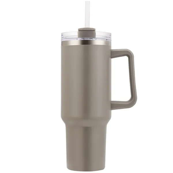 This Casa Blanca 40oz Handle Tumbler Mug features a spill proof... from ASI 82498 RiteLine LLC