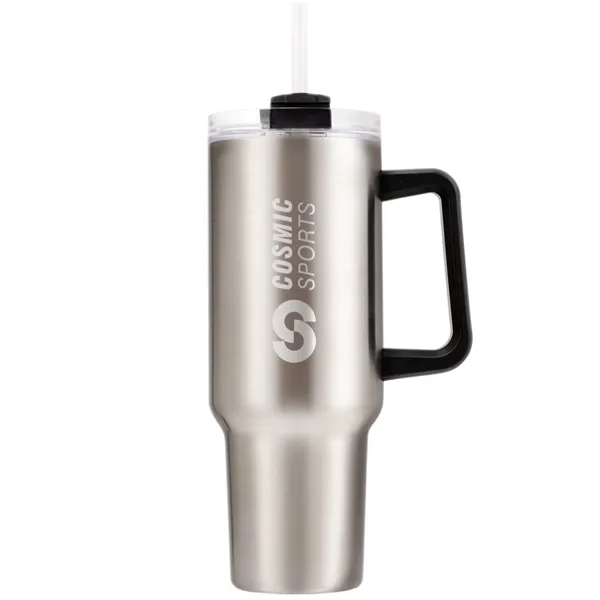 This Casa Blanca 40oz Handle Tumbler Mug features a spill proof... from ASI 82498 RiteLine LLC
