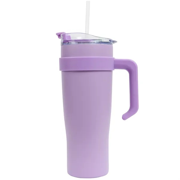 This Hubbard 40oz Handle Tumbler Mug features a snap shut spout... from ASI 82498 RiteLine LLC
