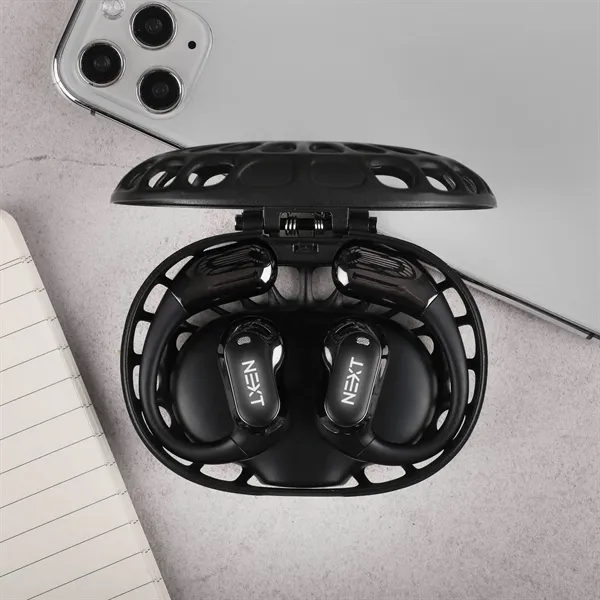 Over-ear earbuds deliver quality sound while allowing ambient noise.... from ASI 61966 HPG / OrigAudio