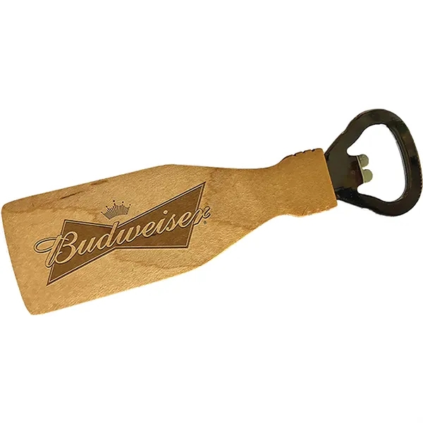 CUSTOM LASER ENGRAVED WOOD BOTTLE OPENER... from ASI 61966 HPG / BCG Creations HPG Gold