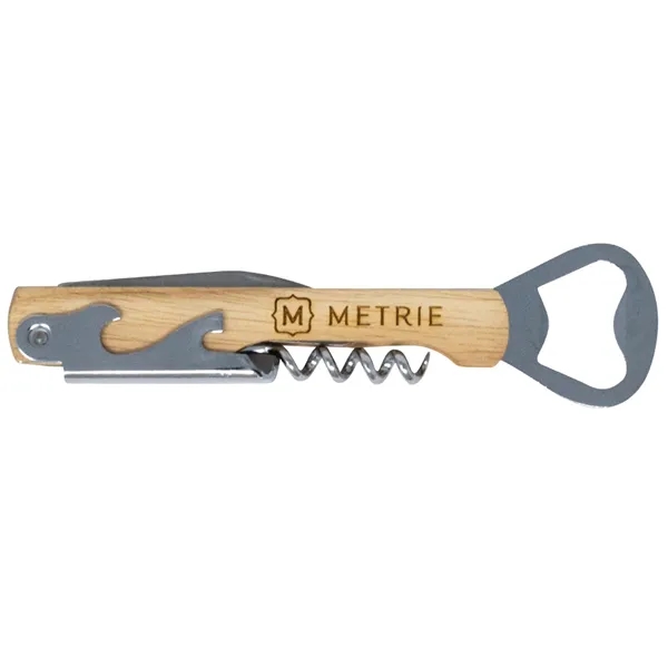 Open whatever you're drinking with this all-in-one opener.... from ASI 61966 HPG / BCG Creations HPG Gold