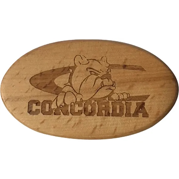 stock shape wood magnet with custom laser engraving... from ASI 61966 HPG / BCG Creations HPG Gold