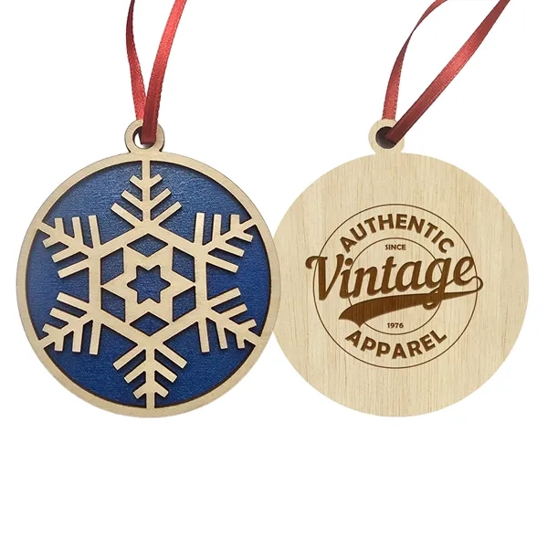 A birch wood Snowflake ornament that is double layered with a... from ASI 61966 HPG / BCG Creations