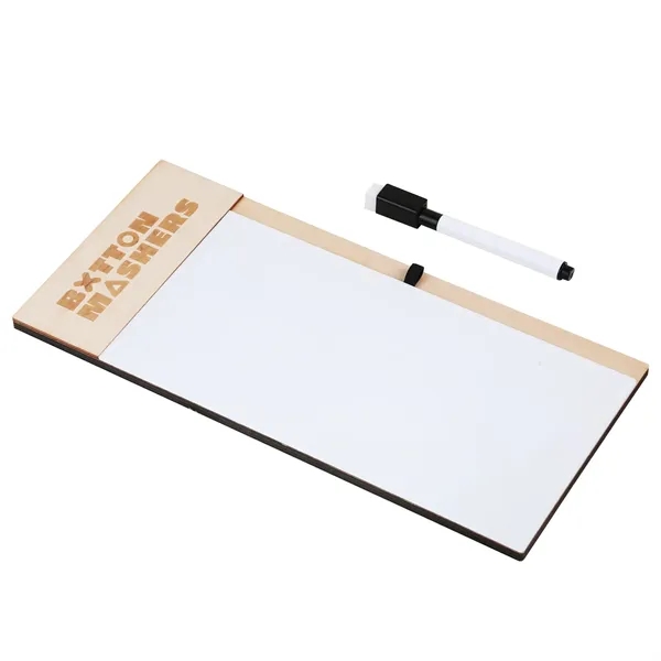 Wood Dry Erase Board with custom, laser-engraved, top. Made from wood... from ASI 61966 HPG / BCG Creations