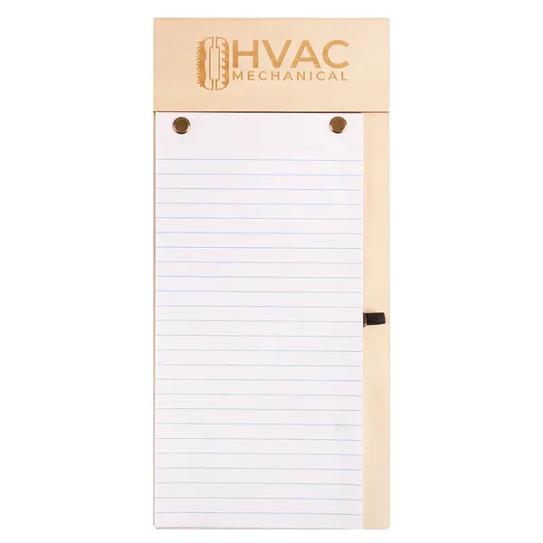 Wood Note Pad with custom, laser-engraved, top. Includes one tear-away pad... from ASI 61966 HPG / BCG Creations