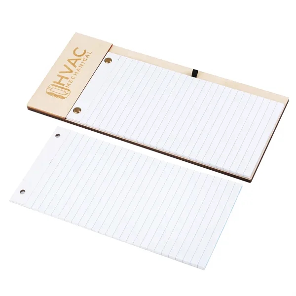 Wood Note Pad with custom, laser-engraved, top. Includes one tear-away pad... from ASI 61966 HPG / BCG Creations