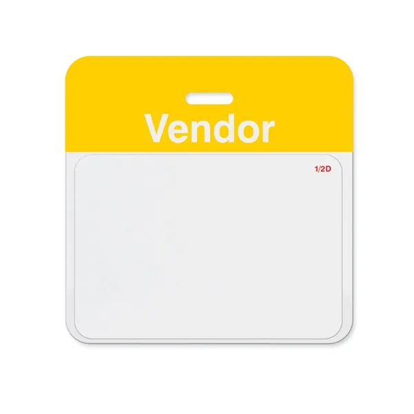 TEMPbadge 2-part expiring badges let you know when a visitor's time... from ASI 79898 Promovision / PROMOVISION