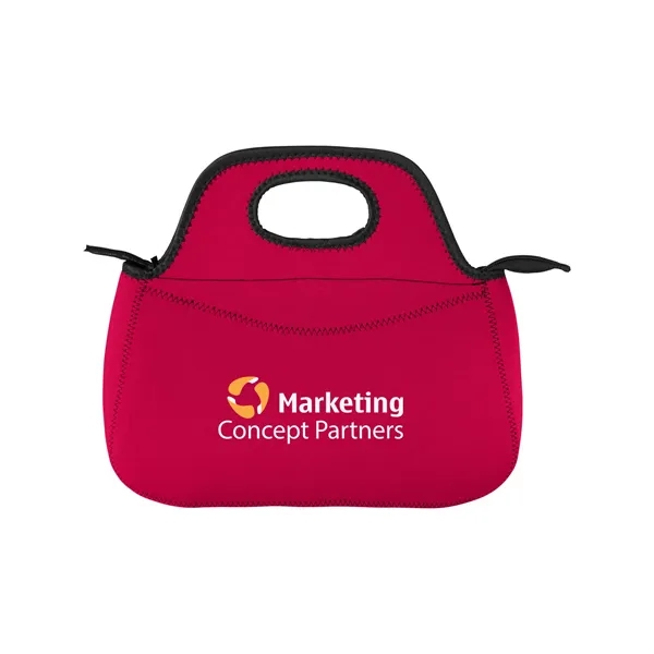 Neoprene lunch pouch with padded zipper closure and wide comfort handles.... from ASI 79530 Prime Line